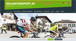 Desktop Screenshot of dolomitensport.at